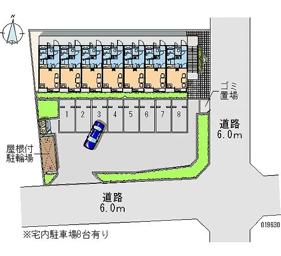 ★手数料０円★東松山市箭弓町３丁目　月極駐車場（LP）